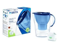 Vandens filtravimo ąsotis BRITA Marella Cool Blue, 2,4 l + 1 vandens filtravimo filtras