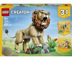 LEGO® Creator 3 in 1 Laukiniai gyvūnai: didingasis liūtas, žaislas 31386