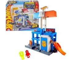 Mattel HOT WHEELS CITY rinkinys – Centrinė policijos stotis (JHL74)
