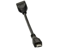 Adapteris microUSB - USB OTG Akyga - 12cm