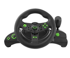 Steering wheel Esperanza Nitro EGW102 (PC, PS3, juodos spalvos)