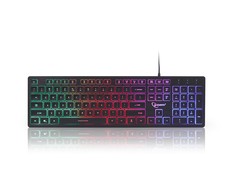 Gembird | "Rainbow" backlight multimedia klaviatūra | KB-UML-01 | Multimedia | su laidu | US | Juodas | EN | 408 g | Skaičių klaviatūra