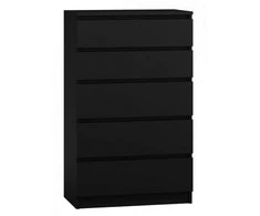 Top E Shop Baldai - Topeshop M5 Juoda Komoda