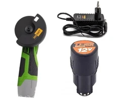 Akumuliatorinis kampinis šlifuoklis ProCraft PGA12 1B, 12 V, 2 Ah