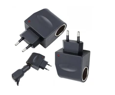 220V į 12V automobilinį lizdą keitiklis (EU Plug) – naudokite automobilinius įrenginius namuose