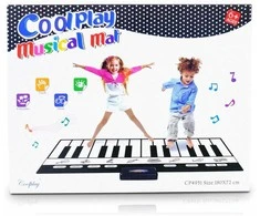 24 klavišų grindų muzikinis žaidimų kilimėlis