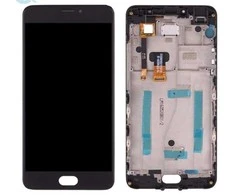 5.5" LCD Meizu M3 Note telefono ekranas su rėmu
