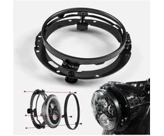 7 colių LED priekinių žibintų tvirtinimo kronšteinas, apvalus, skirtas Harley Jeep Wrangler
