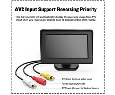 "Auto Pearl 2-in-1" LCD ekrano parkavimo kamera