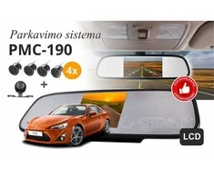 Automagnetola PMC-190 Parkavimo sistema veidrodyje
