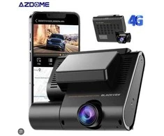 AZDOME C9 Pro 4G LTE tiesioginio vaizdo, 1080P dvigubos kameros GPS sekimas Wifi 24 valandų DVR vaizdo registratorius