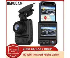 BEPOCAM ZD68 Automobilinis vaizdo registratorius 4K+1080P