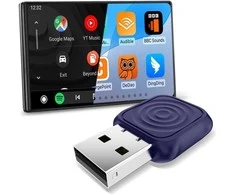 CarlinKit 5.0 Mini Ultra belaidis CarPlay ir Android Auto adapteris