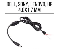 DELL, SONY, LENOVO, HP 4.0x1.7mm maitinimo laidas su kištuku