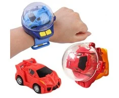 Laikrodžiu valdomas RC automobilis (Raudonas)