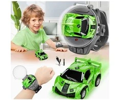 Laikrodžiu valdomas RC automobilis (Žalias)