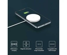 Magnetinis belaidis įkroviklis iPhone telefonams