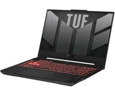 Nešiojamas kompiuteris ASUS TUF Gaming A15 FA507 - 15.6" Full HD 1920x1080 IPS 144Hz ekranas / AMD Ryzen 7 7735HS 4.7Ghz (8 branduoliai) / 16GB DDR54 4800mhz / 512GB SSD NVMe PCIe 4.0 / GF RTX 4060 8GB GDDR6 / WIFI 6 + Bluetooth 5.3 / HDMI 2.1 FRL / USB 4.0 / RJ45 / Dolby Atmos garso sistema / Šviečianti RGB klaviatūra / Windows 11 + DOVANA Belaidės JBL Ausinės (Pažeista pakuotė)