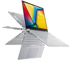 Nešiojamas kompiuteris ASUS Vivobook S 14 Flip TP3402 - 14" Full HD 1920x1200 IPS Liečiamas ekranas / Intel i9-13900H iki 5.4GHz (14 branduolių) / 16GB DDR4 / 1TB SSD M.2 NVMe PCIe 3.0 / Intel Iris X Graphics / WIFI 6E + Bluetooth 5.3 / HDMI 2.1 TMDS / USB Type-C with display-power delivery / Šviečianti klaviatūra / Vartomas 360 laipsnių / Harman Kardon / Svoris 1.50 kg / Windows 11 + DOVANA Bevielė Logitech pelė (Pažeista pakuotė)