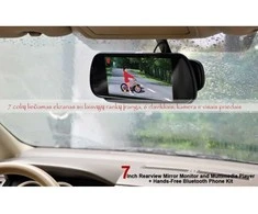 PMC-310 Parkavimo sistema veidrodyje su Bluetooth, kamera
