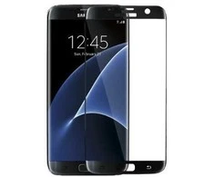 Samsung Galaxy S7 EDGE telefono ekrano juodos spalvos apsauginis stiklas