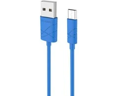 Usams U-GEE Universal micro USB 1m Mėlyna