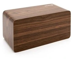 Evelatus EMC01 Digitāls Koka kubs Pulkstenis Modinātājs uzrāda mitrumu temperatūru + USB lādētājs Tumša koka