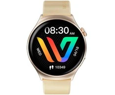 Weofly Curve Išmanusis laikrodis - Daugiafunkcis laikrodis su Bluetooth 5.3 Auksiniu