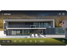 EZVIZ CS-H80f valdoma WIFI lauko kamera, 4MP+4MP+4MP