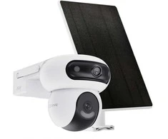 EZVIZ CS-HB90/SP lauko akumuliatorinė dviguba kamera (2x4MP, 10400mAh, Su saulės panele)