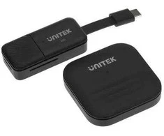 UNITEK V1184A01 AV extender AV transmitter &amp; receiver Juodas