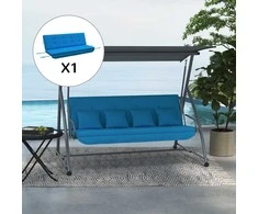 Outsunny Lauko sūpynių pagalvė 170 cm - mėlyna