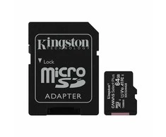 Atminties kortelė Kingston Canvas Select Plus MicroSDXC, 64 GB, su SD adapteriu