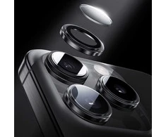 Oem Benks Apsauginis stiklas Glass Warrior Lens Protector kameros apsauga skirta Apple iPhone 16/16 Plus (lens 2 vnt) sidabrinis