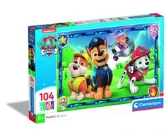Clementoni Dėlionė 104 vnt. - Šunyčiai patruliai (PAW Patrol)