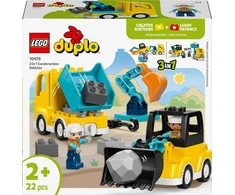 LEGO DUPLO Town Statybų mašinos 3 viename 10475
