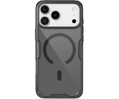 Nillkin Nature TPU Pro Magnetic dėklas suderinamas su MagSafe skirtas Apple iPhone 17 Pro Max – Translucent juodos spalvos