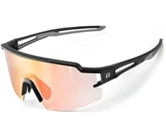 Rockbros Cycling Glasses Photochromic UV Protection with Corrective Insert Oranžinis Lenses – juodos spalvos