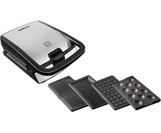TEFAL Sumuštinių ir vaflių keptuvas SW854D16, 4 plokštės