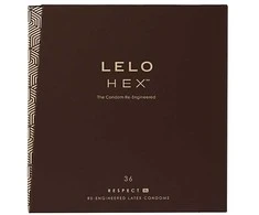 LELO HEX Respect XL prezerwatywy lateksowe 36 pieces