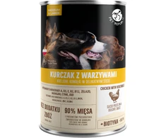 PET REPUBLIC Vidutinė ir didelė vištiena suaugusiems su daržovėmis - šlapias šunų maistas - 1250g