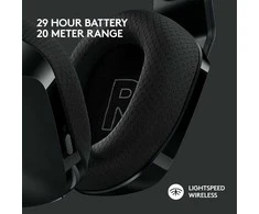 Belaidės ausinės Logitech G733 Lightspeed, Juodos spalvos