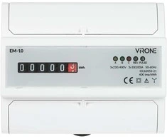 Orno Trifazis analoginis elektros energijos suvartojimo indikatorius, 100A, 7 moduliai, DIN TH-35mm