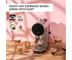 CHiATO Luna Style pusiau automatinis kavos aparatas, sidabrinis