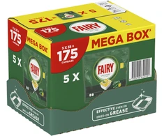 Indaplovių tabletės Fairy Original All In One Lemon, 175 vnt., citrinų kvapo