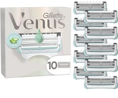 Gillette Venus Satin Care Aloe skutimosi peiliukai gaktoms plaukams, moterims, 10 vnt.