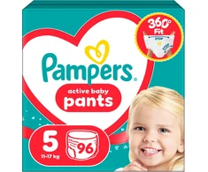 Sauskelnės - kelnaitės Pampers Pants 5 Dydis, 12-17kg, 96vnt.
