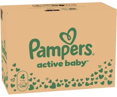 Sauskelnės Pampers Active Baby, 4 Dydis, 9–14kg, 180 vnt.