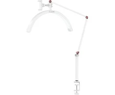 Activeshop Kosmetologinė stalinė LED lempa manikiūrui Glow MX3 Baltas