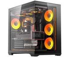 DarkFlash C280 computer case (juodas) + 7 fans
